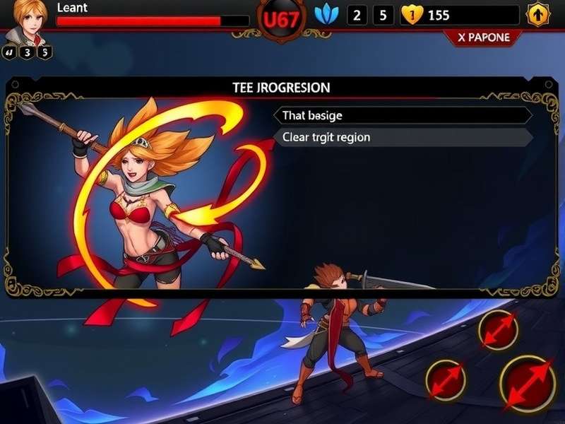 Anise Warrior Rage gameplay screenshot showing combat